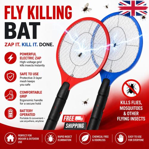 Bug zapper racket - bug,