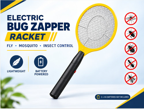 Bug zapper racket - racket, fly