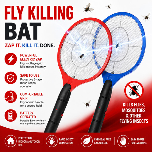 Bug zapper racket - bug,