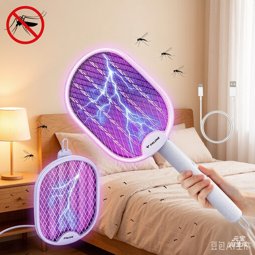 Rechargeable bug zapper racket - rechargeable,