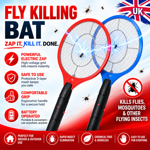 Bug zapper racket - racket, fly