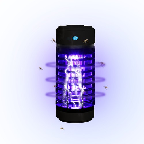 Plug bug zapper fly trap - in,