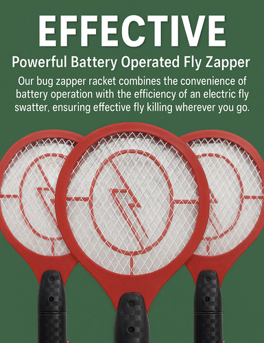 Bug zapper racket - bug, swatter